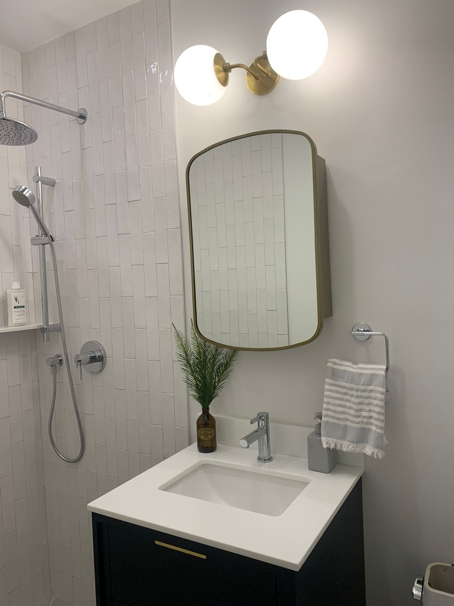 Brass Powder Room, Mississauga
