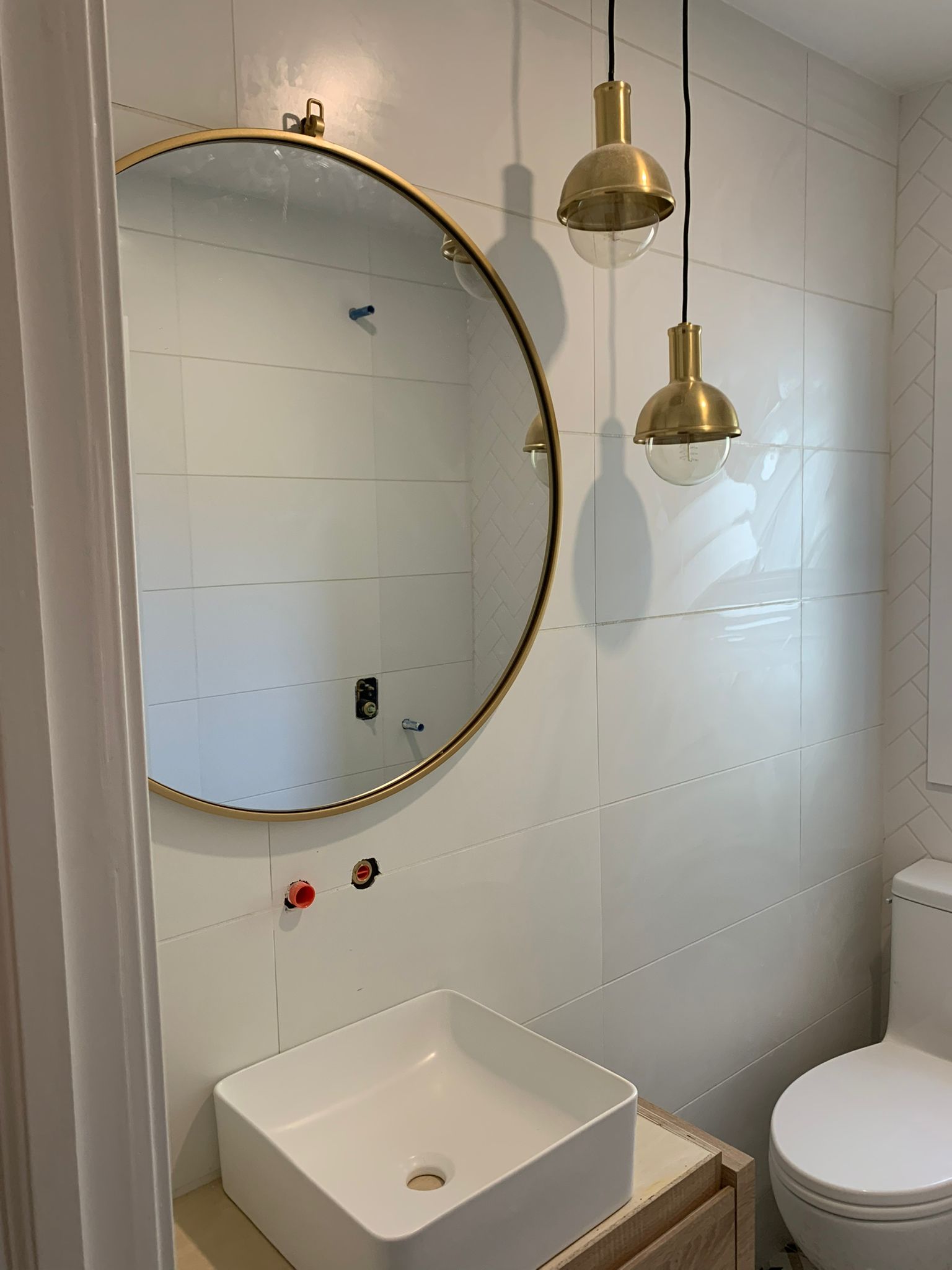 Wide bathroom view