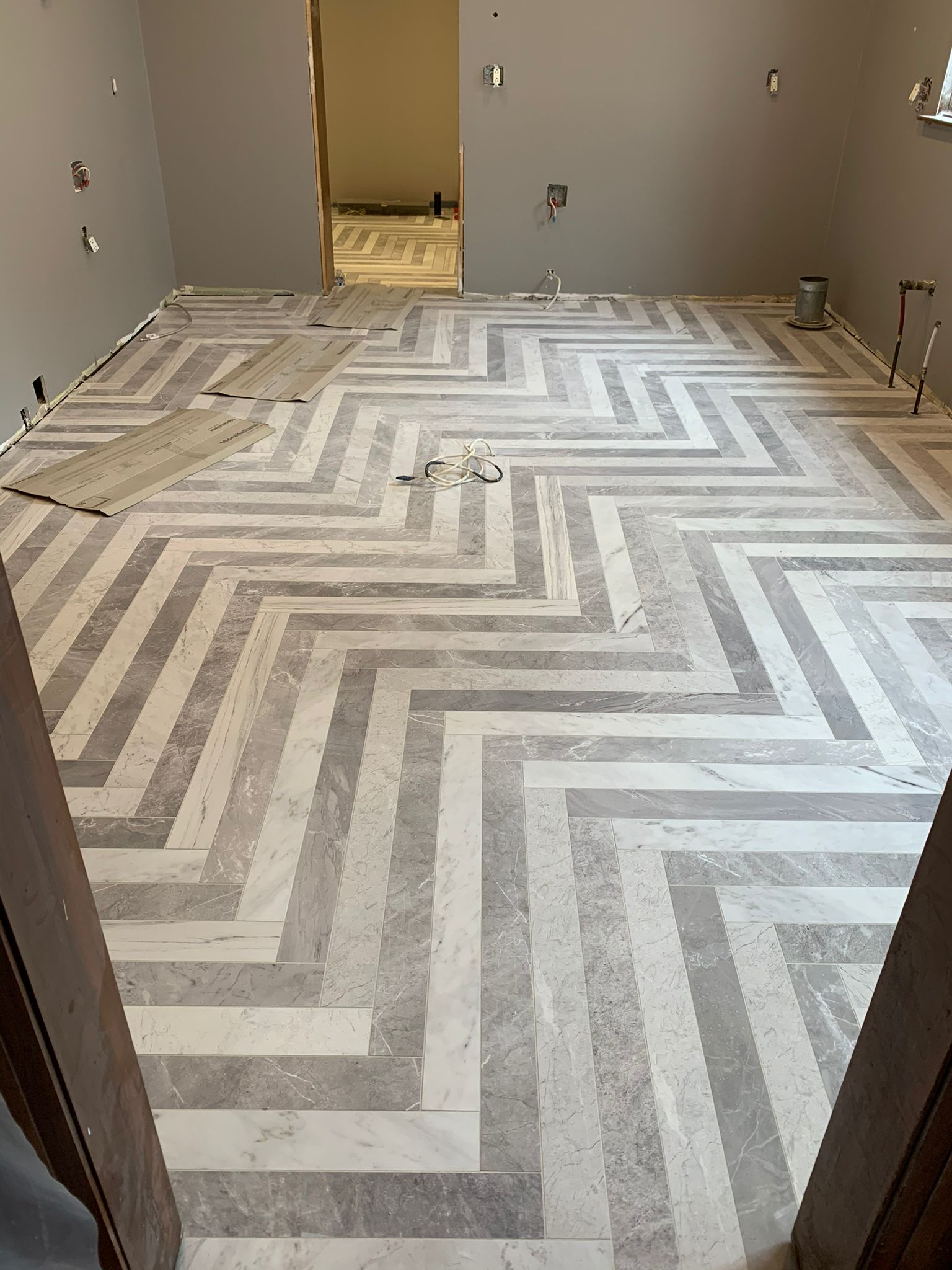 Hardwood transition